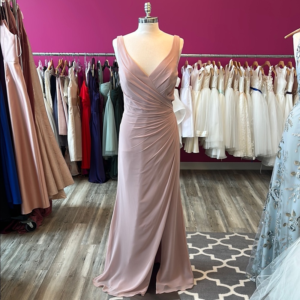 Elegant Evening Gown in Dusty Rose